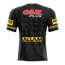 Penrith Panthers Mens Dark Training Rugby Jersey 2024