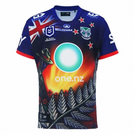 New Zealand Warriors Mens Anzac Rugby Jersey 2024