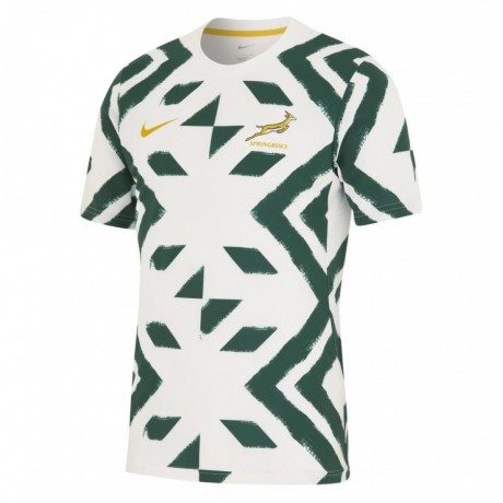South Africa Springboks Mens Pre Match Rugby Jersey 2024
