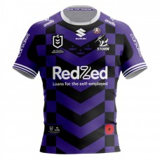 Melbourne Storm Mens Anzac Rugby Jersey 2025