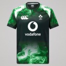 Ireland Mens Chicago Pre Game Pro Rugby Jersey Green 2025