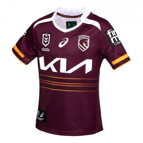 Brisbane Broncos Kids Home Rugby Jersey 2026