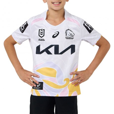 Brisbane Broncos 2025 Alternate Rugby Jersey Kids