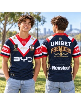 Sydney Roosters 2026 Men's Premiers Rugby Jersey