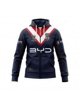 Sydney Roosters 2026 Men's Full-Zip Rugby Hoodie
